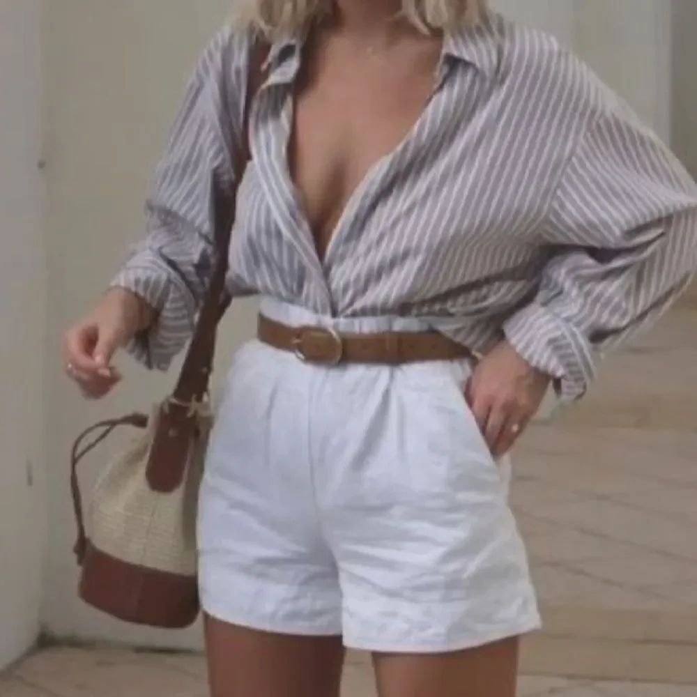 Classic white shorts